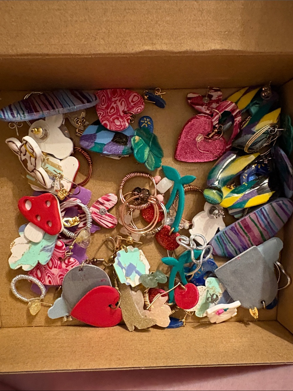 Assorted hand made jewelry